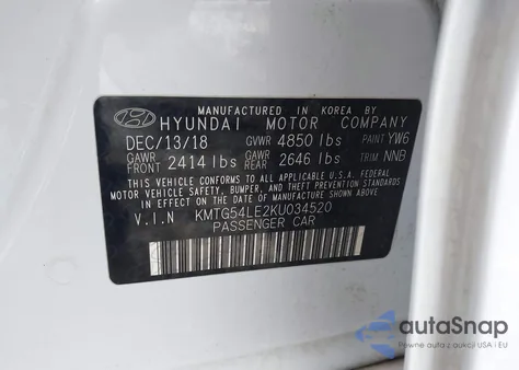 2019 Genesis G70 3.3T Advanced из США, поврежденный, VIN KMTG54LE2KU034520